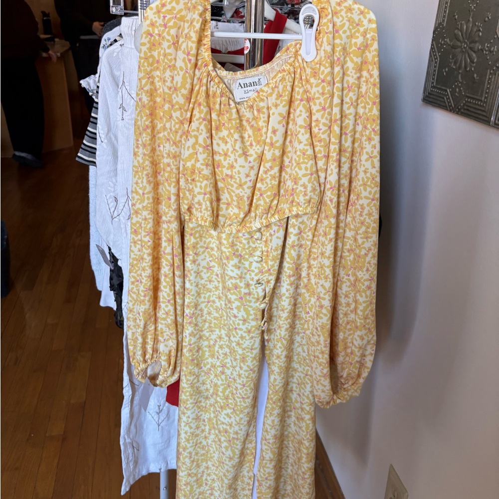 Ananya Yellow Floral Set